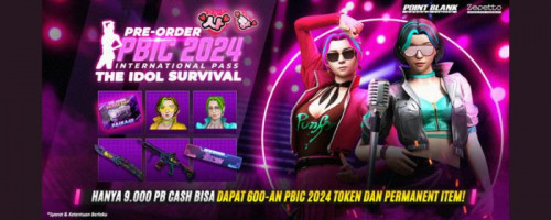 Comeback Idol Permanen Point Blank di PBIC 2024 International Pass, Hanya 9.000 PB Cash!